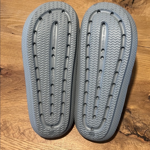 NEW Beach Slides by J/Slides Grey Eva SoCool Platform Slides Size 8 - Picture 7 of 12